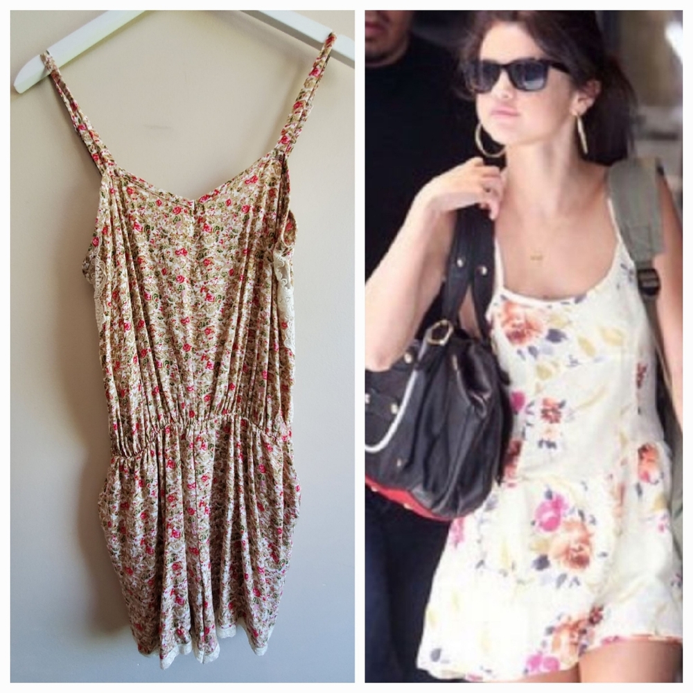 Urban Outfitter l Anthropology l pins and needle l floral romper l Size M